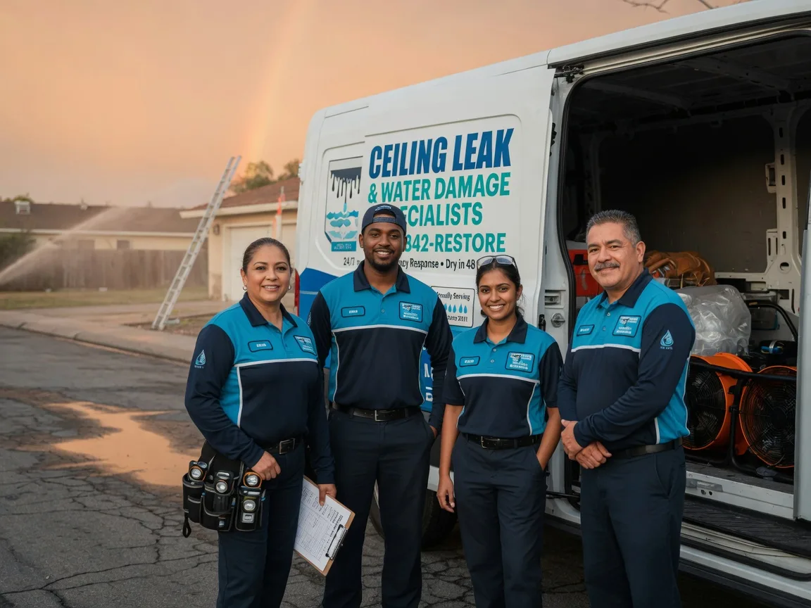 Ceiling Leak Cleanup company in Purdon, TX